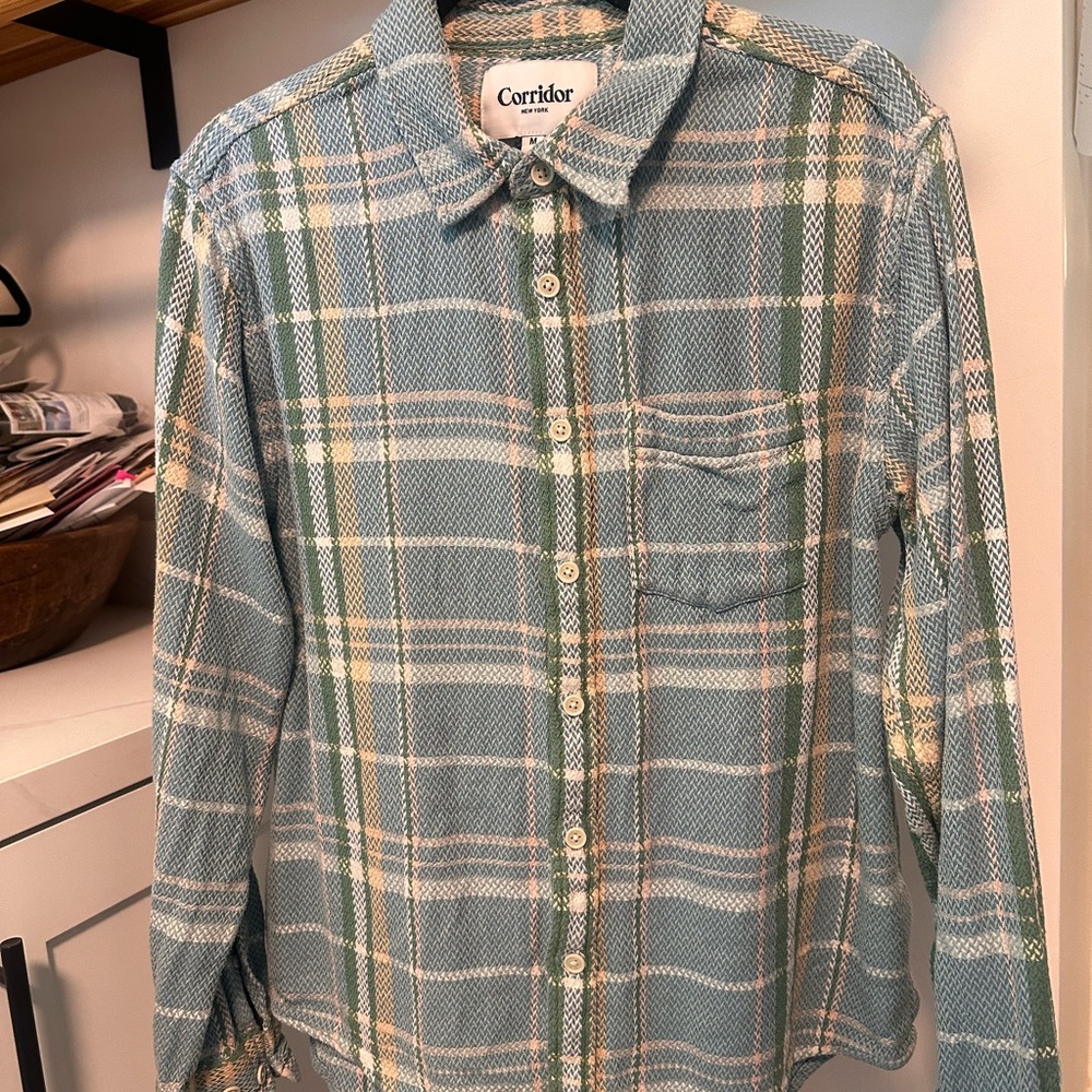 Corridor Plaid Button-Up Shirt